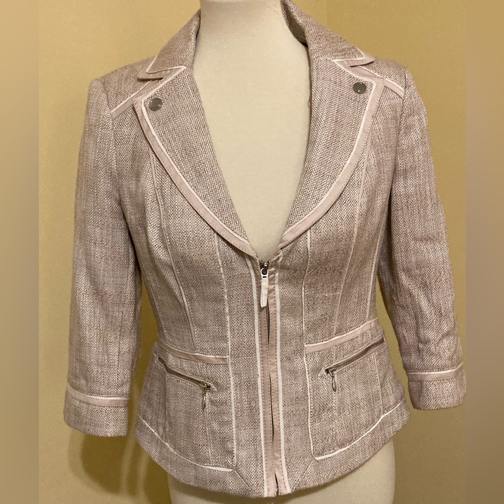 White House Black Market Tan Blazer Size 6